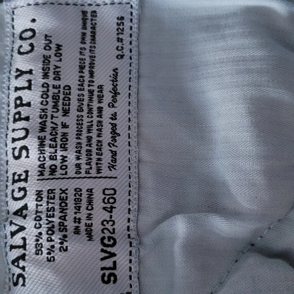 MEN'S SALVAGE JEANS FROM BUCKLE,Light Blue Sz 32 Regular Slim Fit. READ POST. - Picture 11 of 15